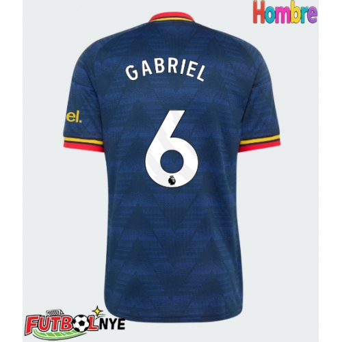 Camiseta Arsenal Gabriel Magalhaes #6 Visitante Equipación 2026-27 manga corta